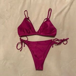 Two piece bathing suit by PINK. Size small